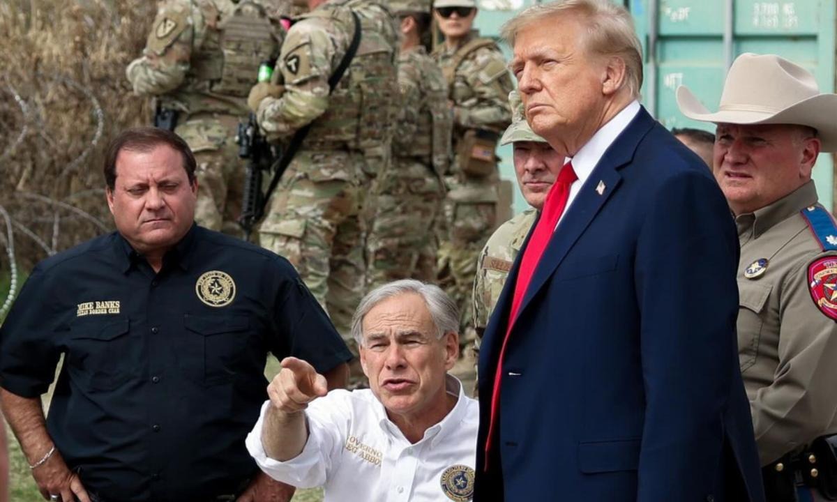 Donald Trump visitó Texas y este fue su acuerdo con el gobernador Greg Abbott