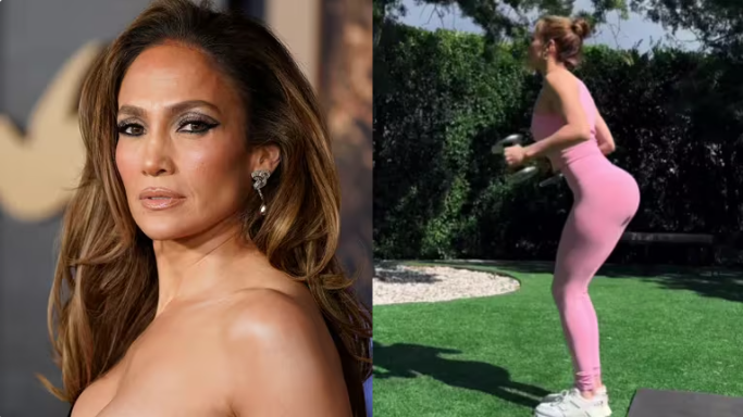 Así se mantiene en forma Jennifer López a sus 54 años (VIDEO+DEOOSS)