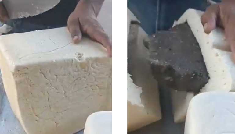 Queso con piedra: ¿una modalidad de estafa en la frontera de Apure? (Video)