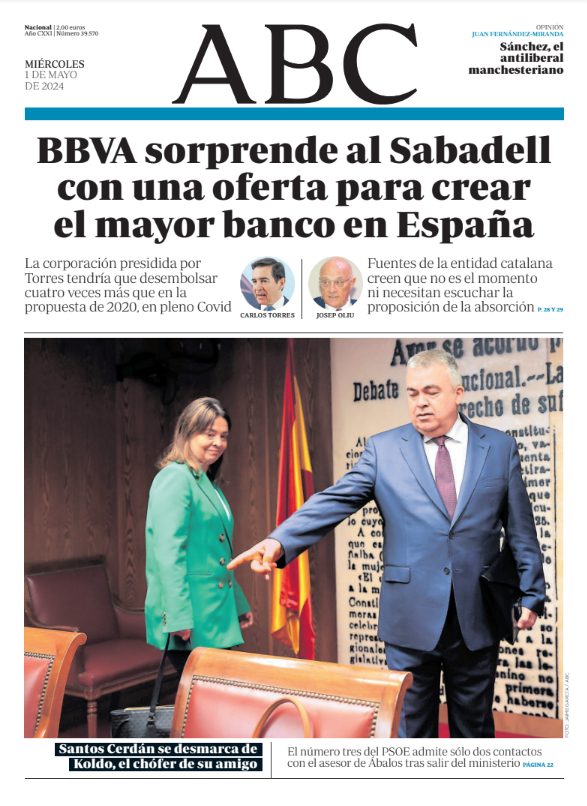 Portadas de la prensa internacional de este miércoles 1 de mayo de 2024