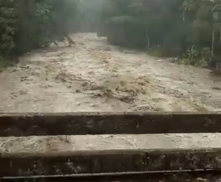 Lluvias en Barinas originaron crecida del río Santo Domingo en Altamira de Cáceres