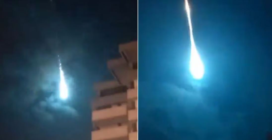 Impresionantes IMÁGENES de un meteorito que iluminó los cielos de España y Portugal