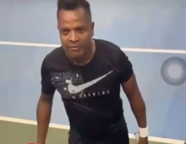 Revelan los últimos momentos de Omar Geles jugando tenis antes de su fallecimiento (Fotos y Video)