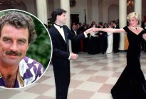 Tom Selleck tuvo que “rescatar” a Lady Di de John Travolta durante su icónico baile juntos