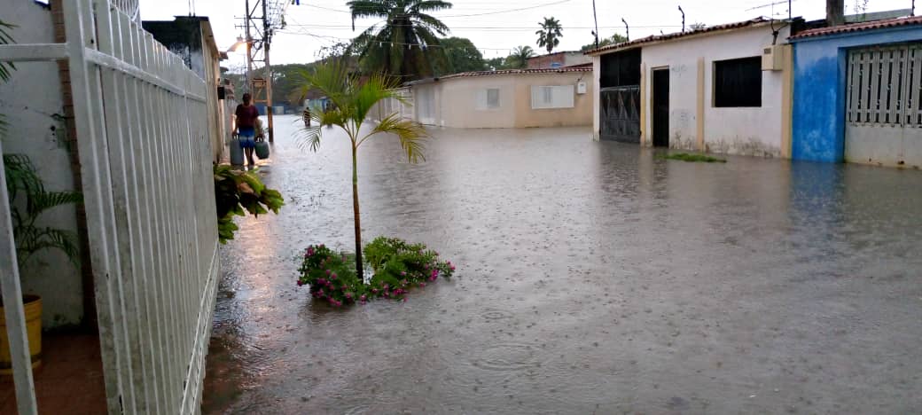 Calles de la urbanización Rómulo Gallegos en Apure se convirtieron en un río (Imágenes)