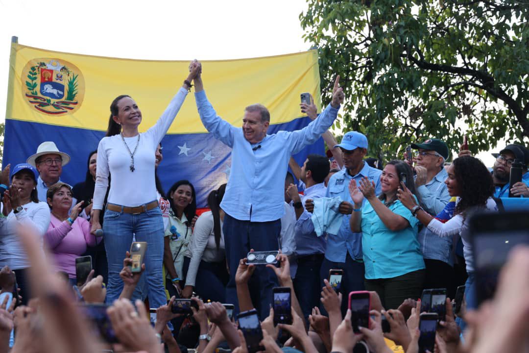 Detienen a cuatro personas tras acto político de María Corina Machado y Edmundo González en Guatire