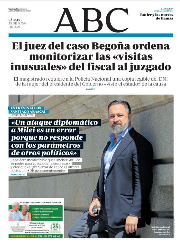 Portadas de la prensa internacional de este sábado 25 de mayo de 2024