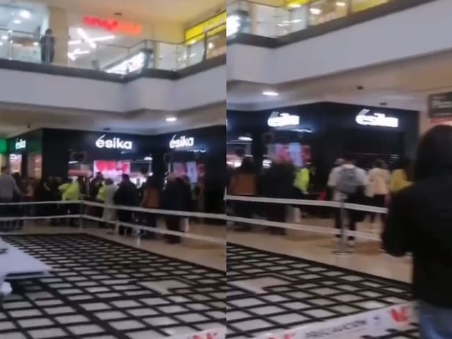 ¡De impacto! Mujer fue asesinada dentro de un local en concurrido centro comercial de Bogotá (VIDEO)