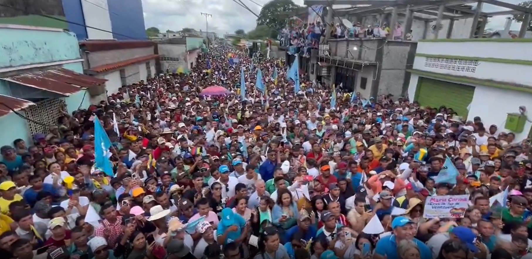 Achaguas se desbordó para recibir a María Corina Machado