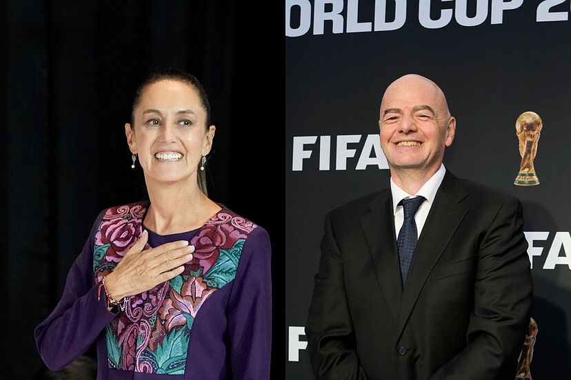 Infantino felicita a Sheinbaum, dispuesto a continuar colaboración ante Mundial 2026