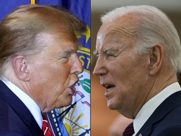 Biden y Trump, cara a cara en un debate presidencial