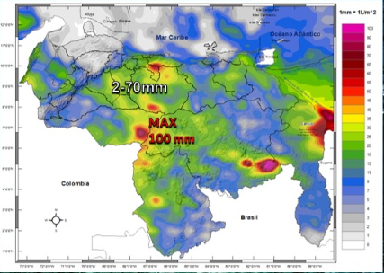 Ondas tropicales 12 y 13 provocarán lluvias y descargas eléctricas en algunas zonas de Venezuela este #24Jun