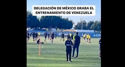 ¿Espiaban los mexicanos a la Vinotinto previo al partido de la Copa América?