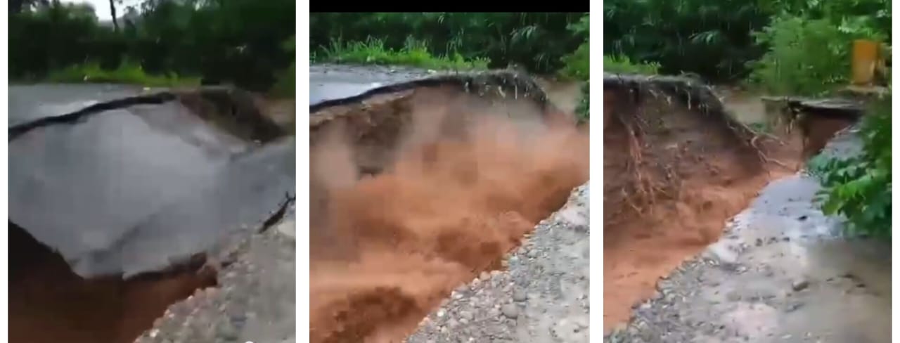 Colapsó puente sobre el río Michay en Barinas y no hay paso para el estado Táchira