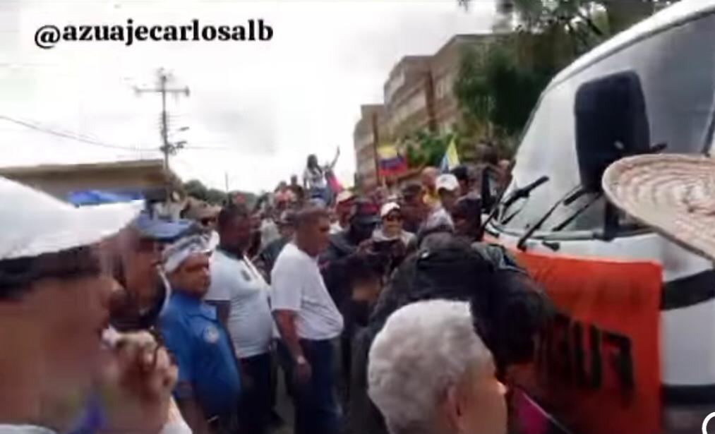 Venezuela’s regime intimidates opposition followers and seizes motorcycles in Altagracia de Orituco before the arrival of María Corina Machado