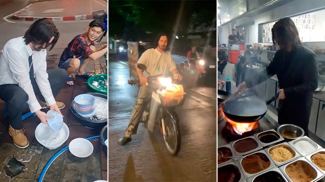 VIRAL: Es IGUALITO a Keanu Reeves y causa locura en Tailandia (VIDEO)