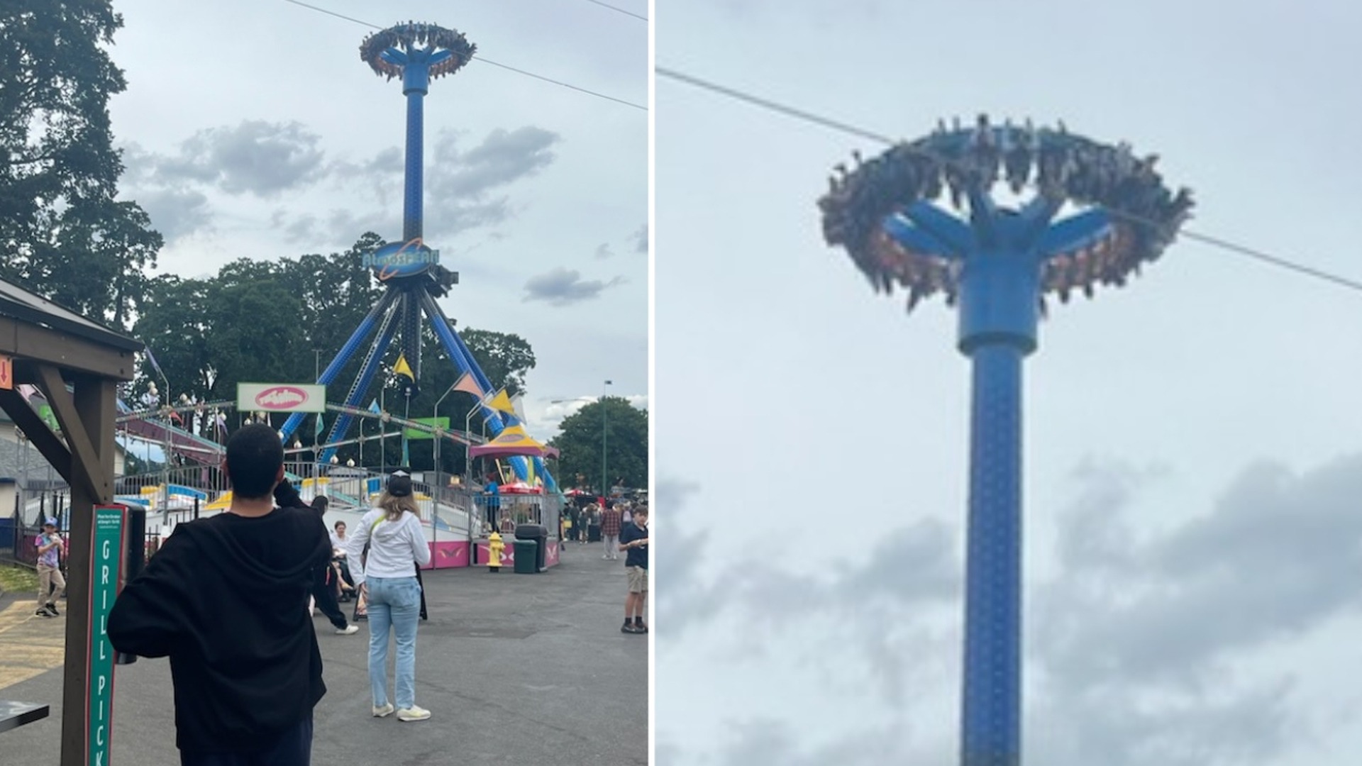 Sucedió lo peor en parque de diversiones: al menos 28 personas quedaron colgadas boca abajo en una atracción (VIDEO)