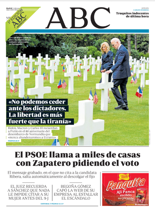 Portadas de la prensa internacional de este viernes 7 de junio de 2024