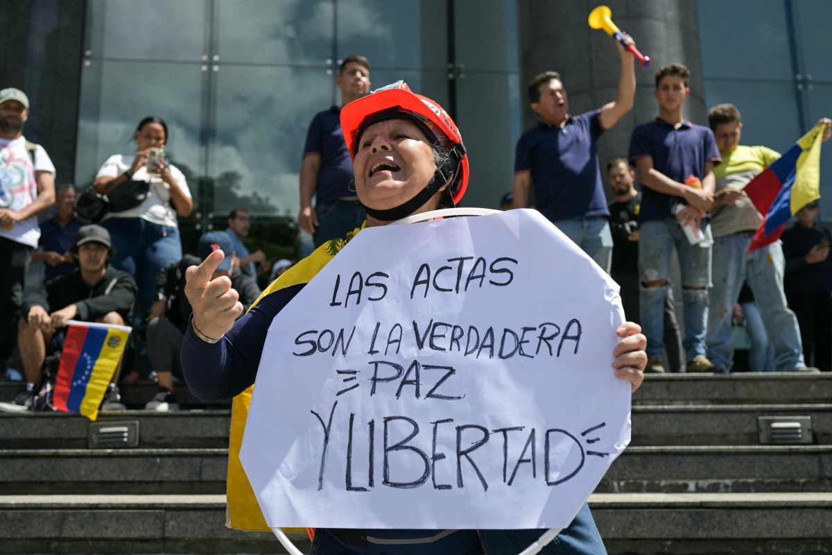 “¡No tenemos miedo!”: opositores prometen defender sus votos en Venezuela (Fotos)