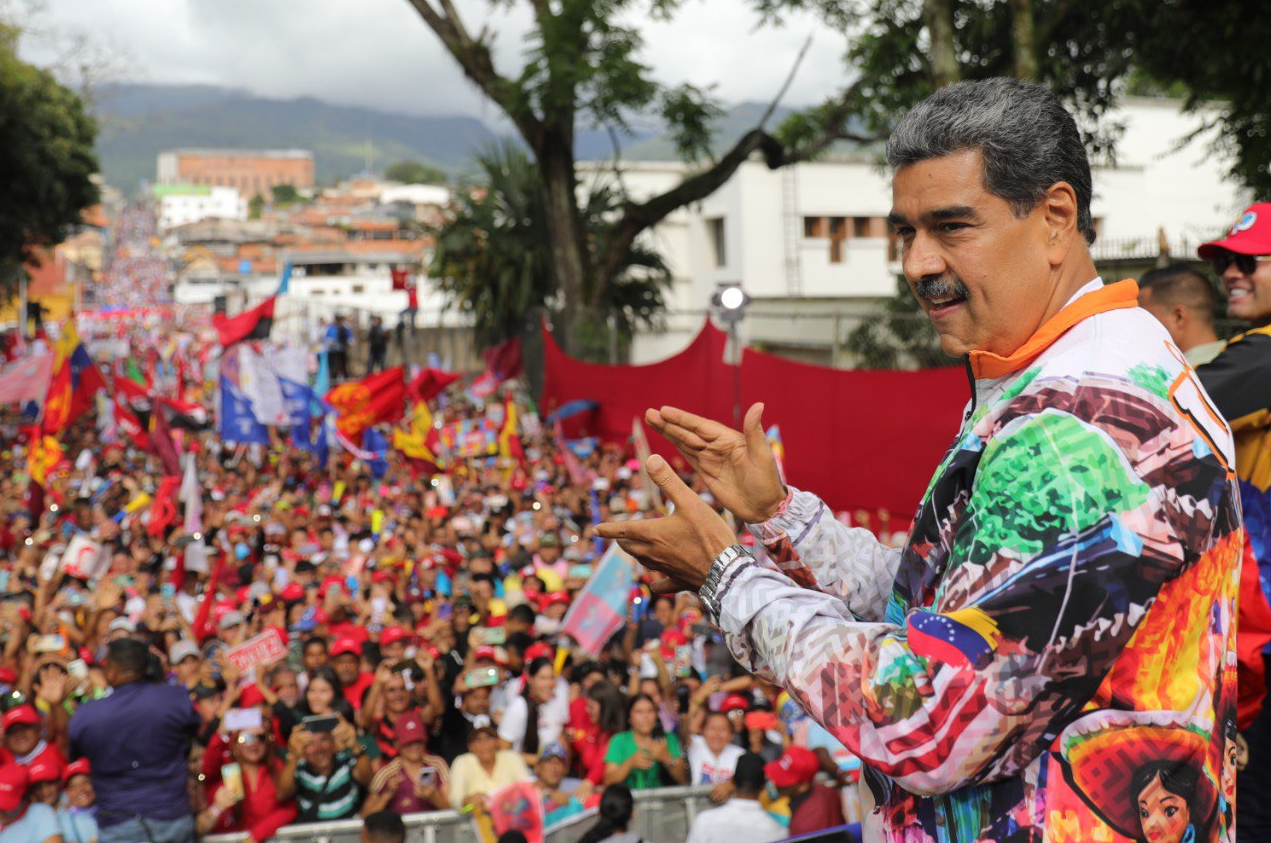 VIDEO: el escaso poder de convocatoria de Maduro arrancó carcajadas en San Antonio del Táchira