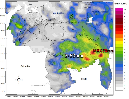 Onda tropical 23 avanza sobre el oriente venezolano este #19Jul