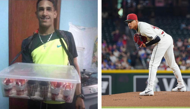 La emocionante historia del migrante venezolano que vendía helados en Perú debutó por todo lo alto en la MLB (Videos)