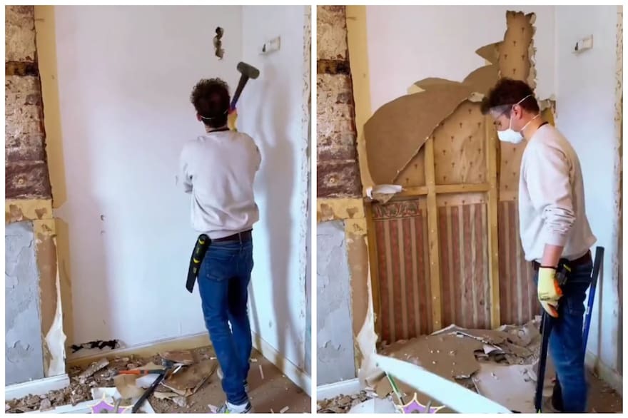 Remodelaban su casa de ensueño en Ohio, hasta que hicieron un asqueroso descubrimiento detrás de las paredes (VIDEO)