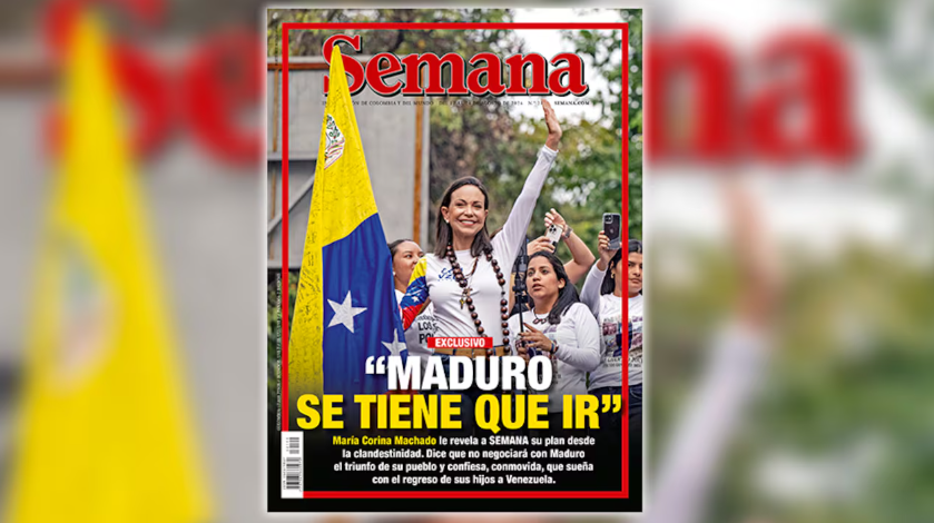 María Corina Machado: Nicolás Maduro se tiene que ir