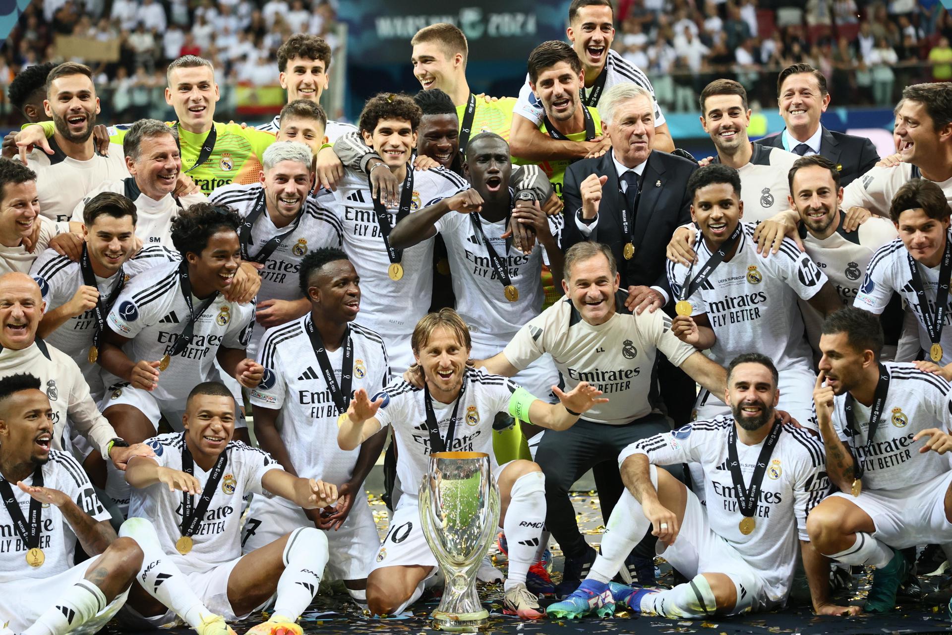 El Real Madrid se alza en solitario como el club con más Supercopas de Europa