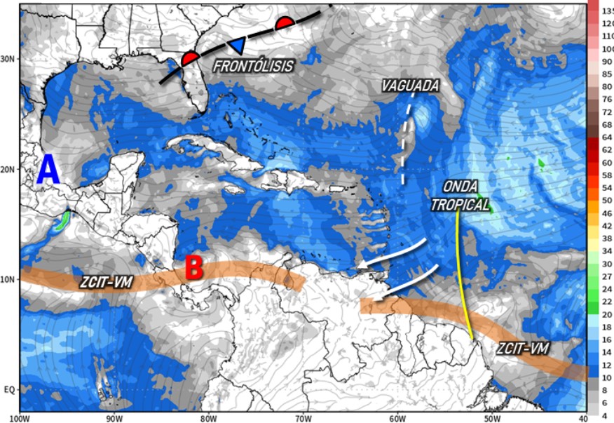 Inameh prevé este #27Ago lluvias de intensidad variable y chubascos en buena parte del país