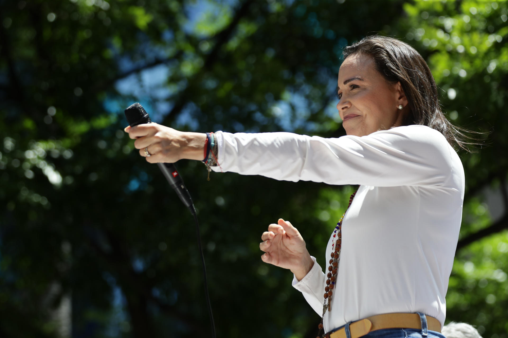 María Corina Machado agradeció a Giorgia Meloni por su enorme apoyo al pueblo venezolano