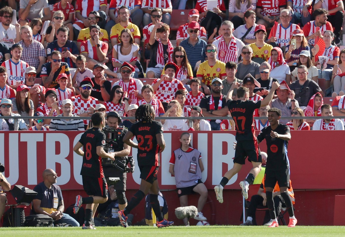 Lamine Yamal deslumbró en la goleada del Barcelona al Girona