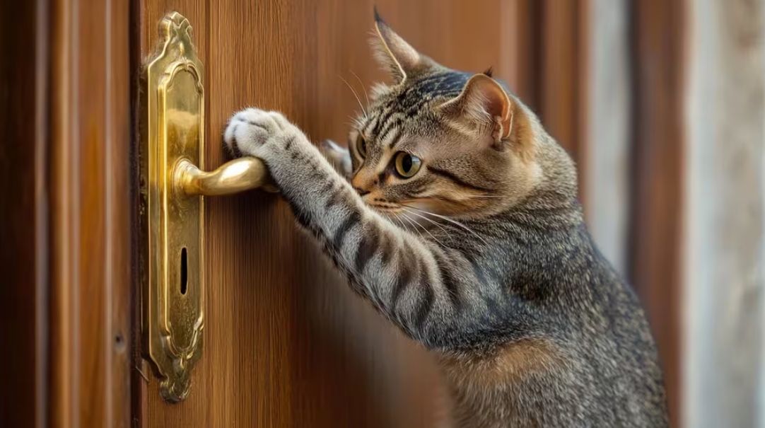 Especialistas revelaron por qué a los gatos no les gustan las puertas cerradas