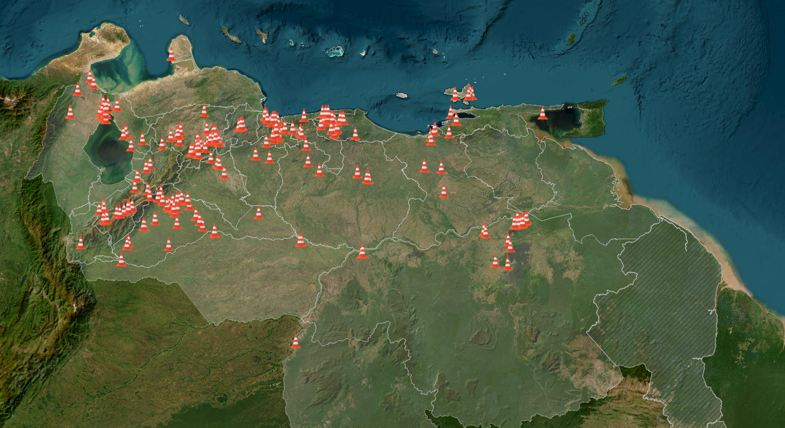 VE360 diseñó mapa interactivo para identificar las 283 obras inconclusas que el chavismo prometió