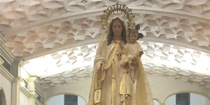 Feligreses celebran 136 años de devoción de Nuestra Señora de Las Mercedes en Maracaibo