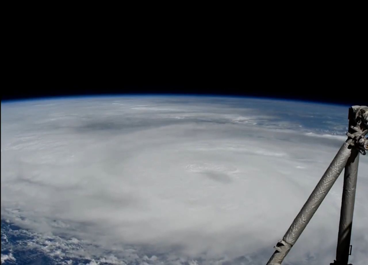 Estación Espacial Internacional recogió impactantes imágenes de la tormenta Helene desde el espacio