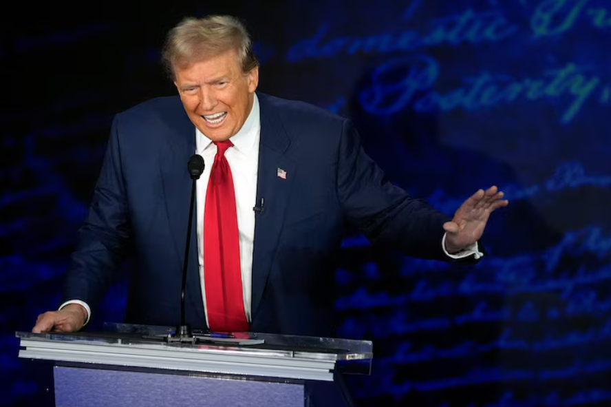 Donald Trump reclama que el debate con Kamala Harris en el canal ABC fue “armado” en su contra