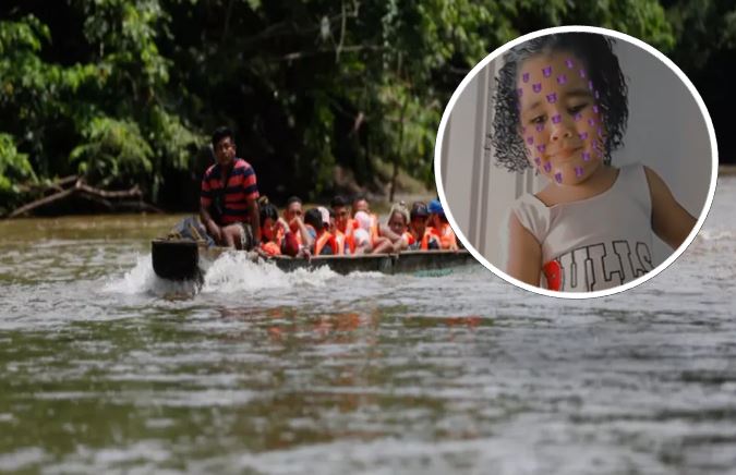 Pequeña niña zuliana murió tras ser arrastrada por un río en la selva del Darién