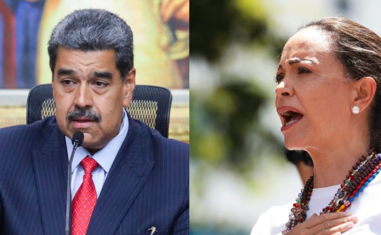 Sin mostrar pruebas: Nicolás Maduro aseguró que María Corina Machado se fue a España