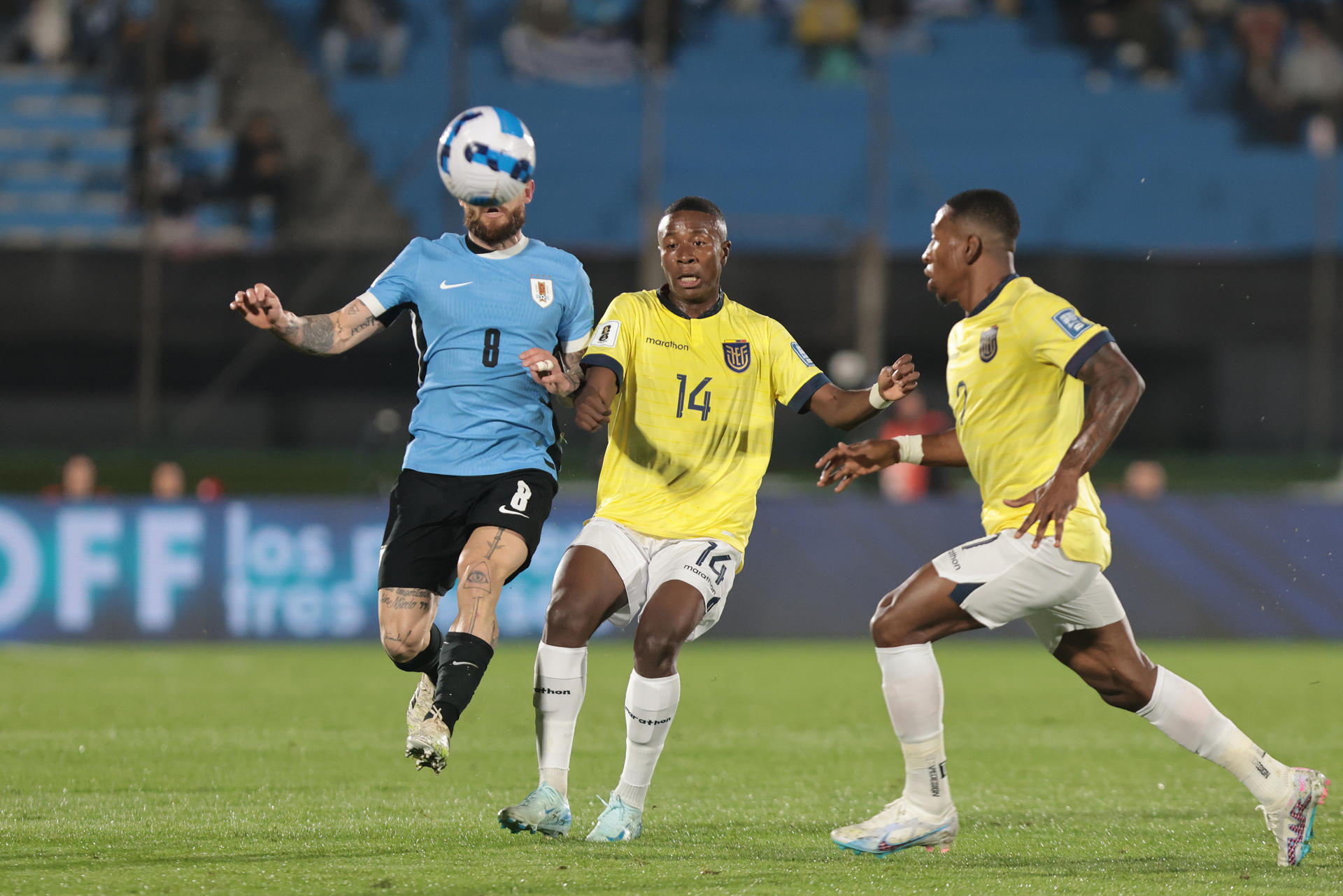 Uruguay y Ecuador se mantienen en puestos de clasificación tras pactar empate