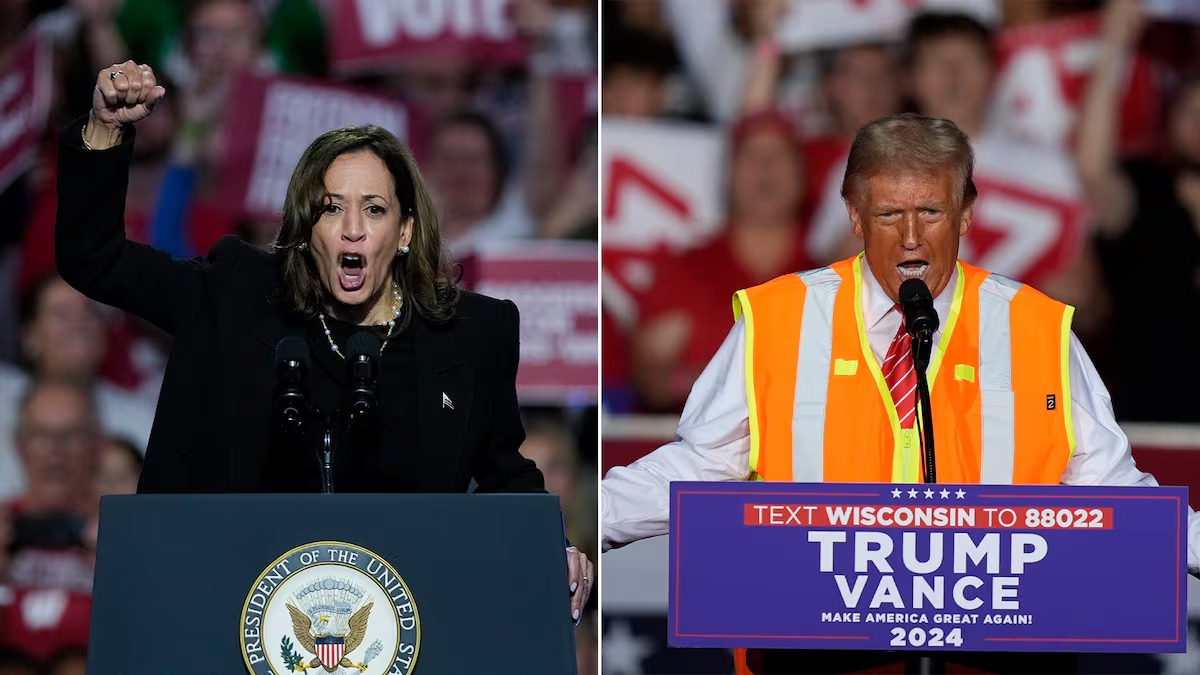 Kamala Harris y Donald Trump emprenden gira por estados decisivos para cerrar la campaña