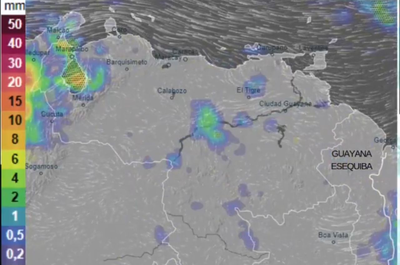 Inameh pronosticó nubosidad y lluvias en gran parte del país para este #2Nov