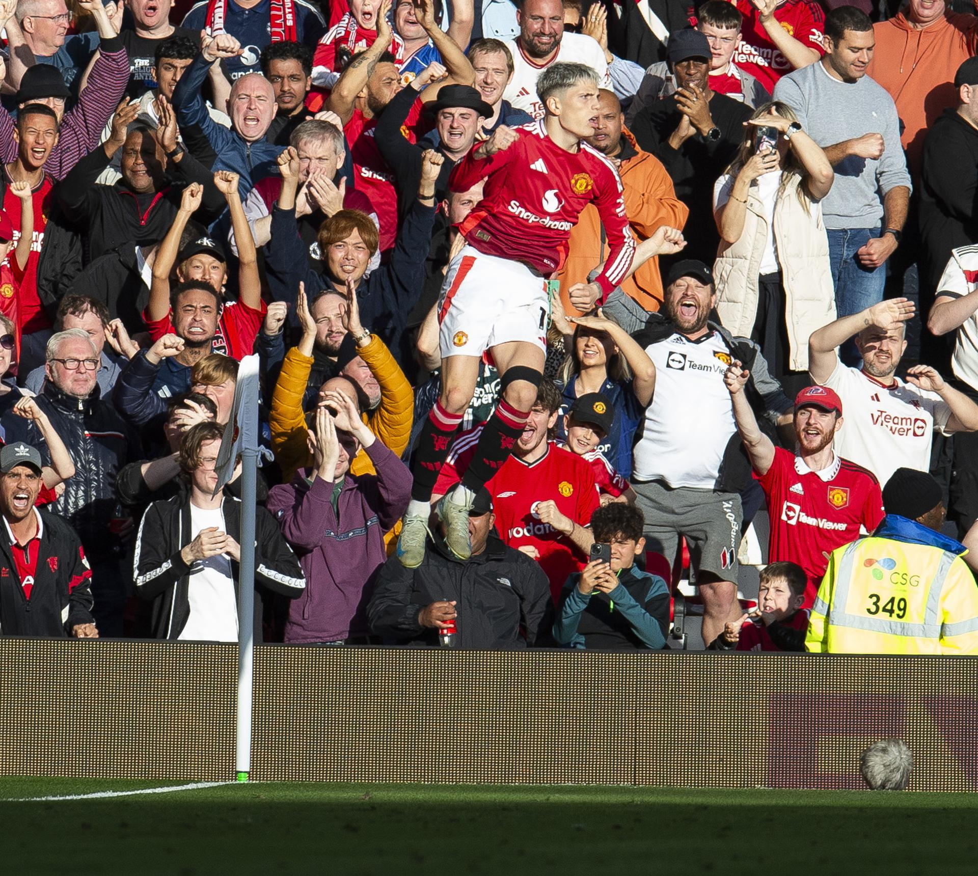 Manchester United retomó senda de la victoria con golazo de Garnacho