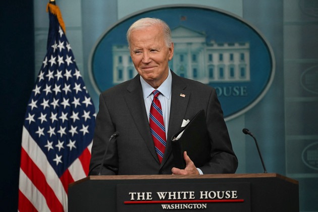 VIRAL: El momento en el que Joe Biden irrumpió en una rueda de prensa de la Casa Blanca (VIDEO)