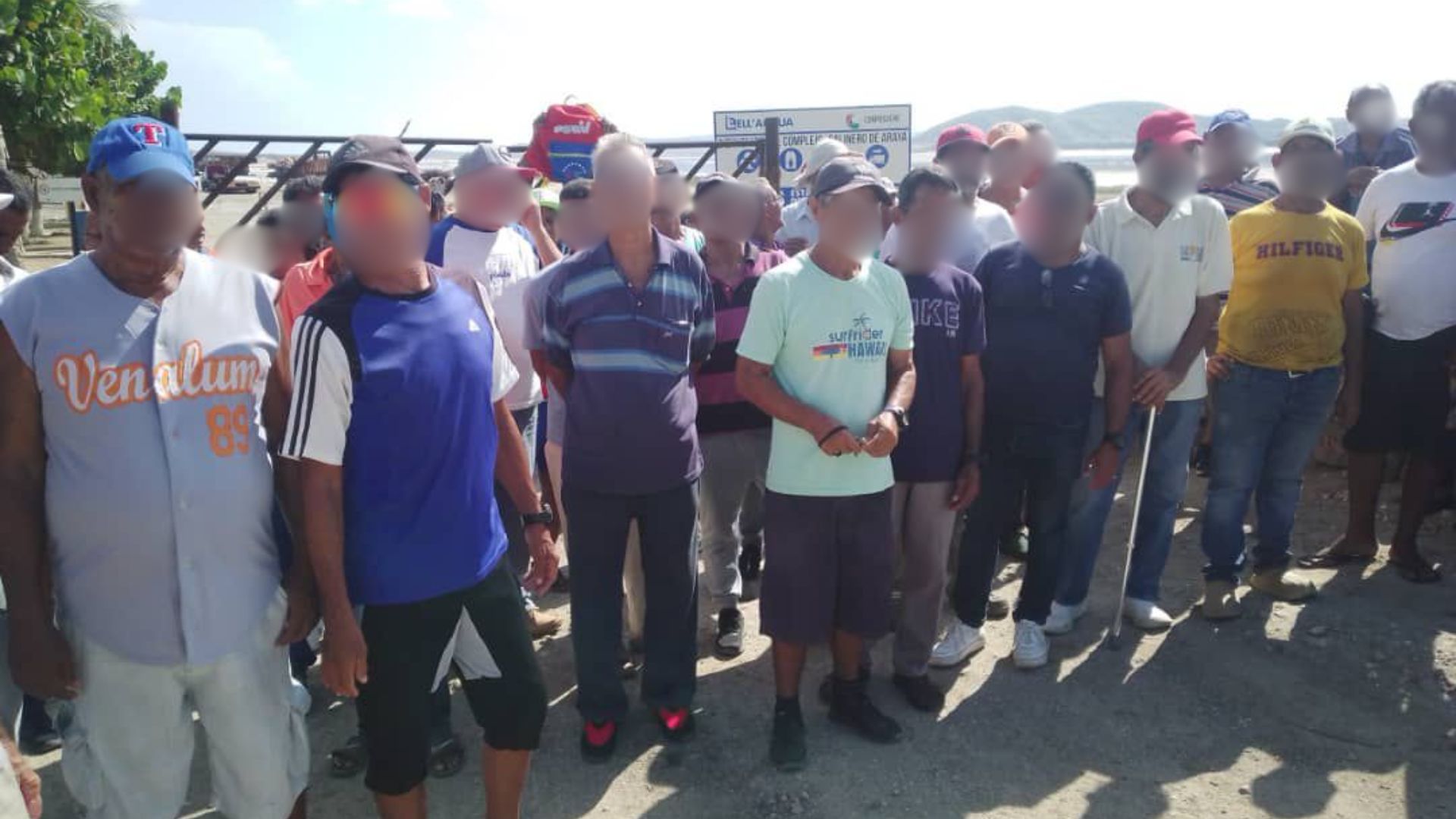 Jubilados de las Salinas de Araya cumplieron dos semanas de protesta continua este #20Oct