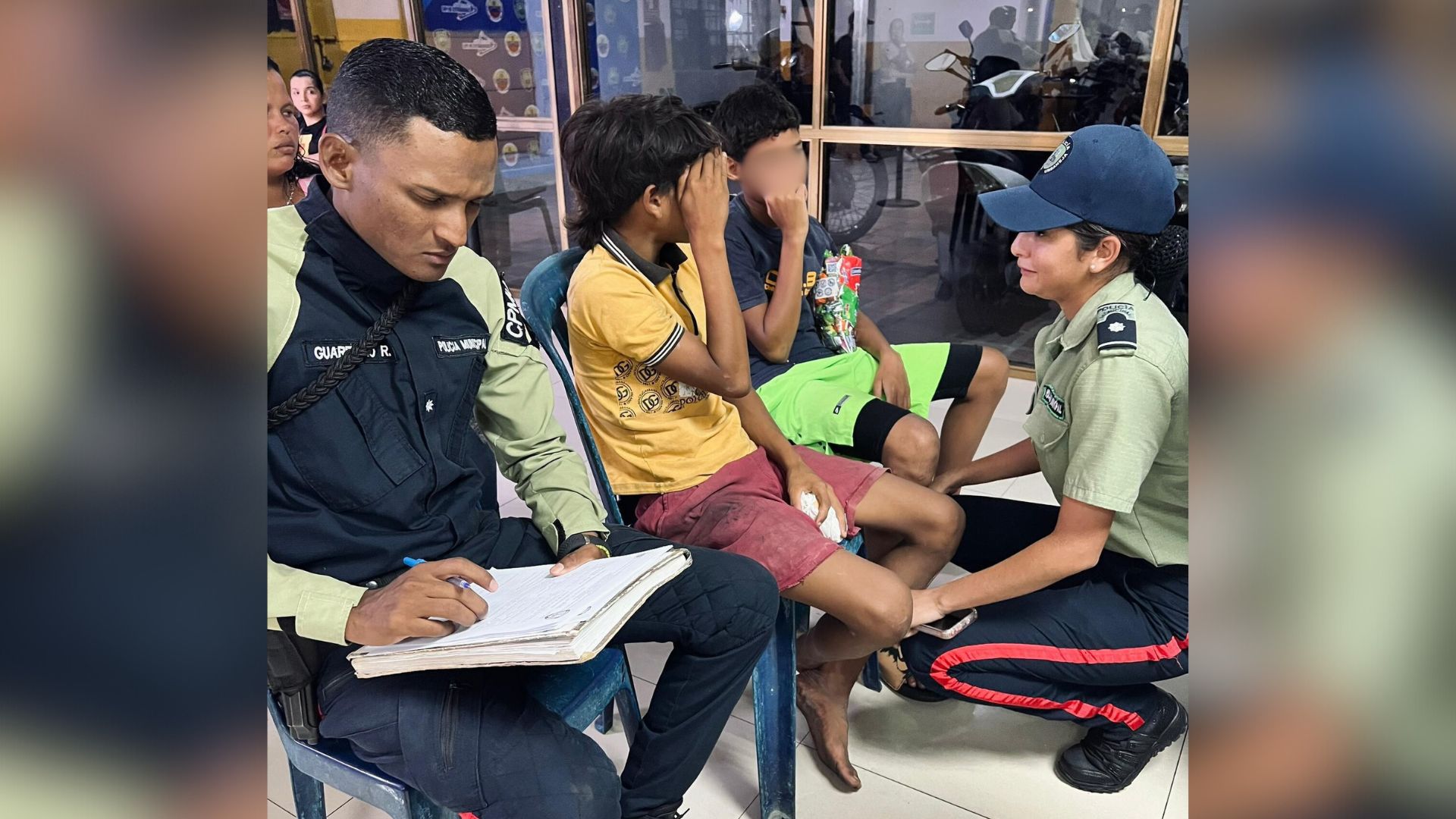 Poliurbaneja rescued 26 Venezuelan minors at risk during October in Lechería