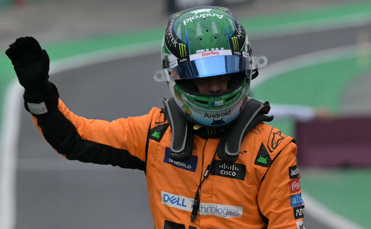 Oscar Piastri se quedó con la pole de la carrera esprint del Gran Premio de Brasil