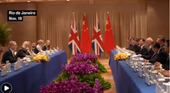 VIDEO: momento en que la delegación china desalojó a la prensa cuando Keir Starmer cuestionó a Xi Jinping