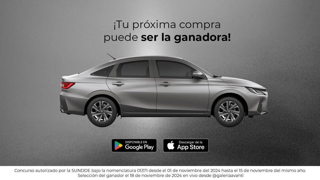 ¡Últimos días para ganar un carro 0 Km con Galería Avanti!