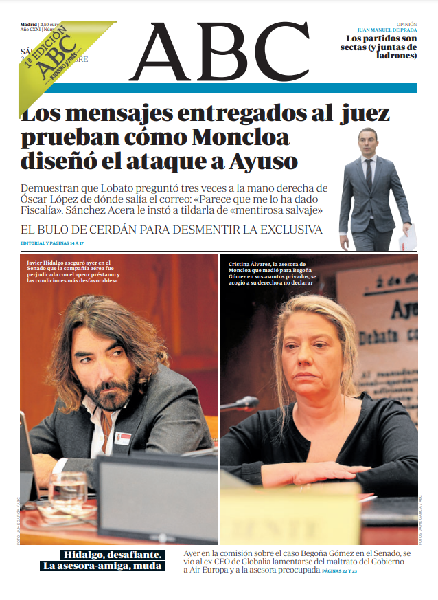 Portadas de la prensa internacional de este sábado 30 de noviembre de 2024